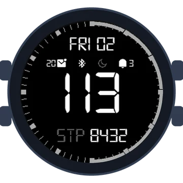 Simple Large Digital No.2 Gen3 Forerunner 245