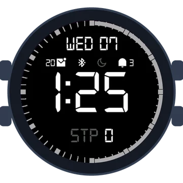 Simple Large Digital No.2 Gen3 Forerunner 265s
