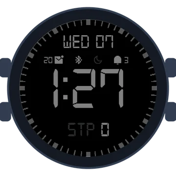 Simple Large Digital No.2 Gen3 Forerunner 570