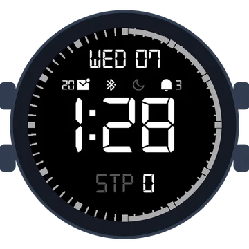 Simple Large Digital No.2 Gen3 Forerunner 965