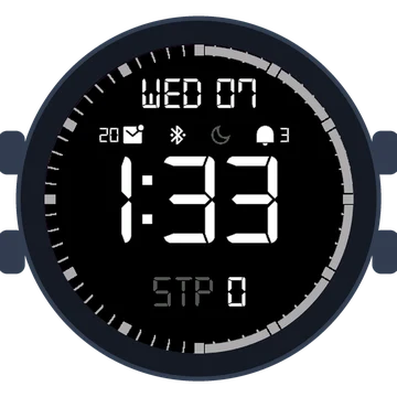 Simple Large Digital No.2 Gen3 MARQ (Gen 2) Aviator