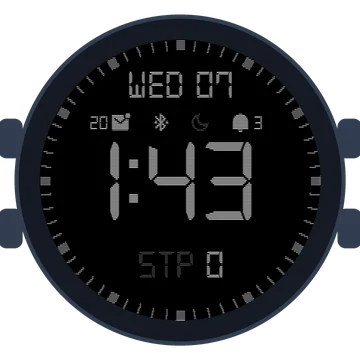 Simple Large Digital No.2 Gen3 vívoactive 6