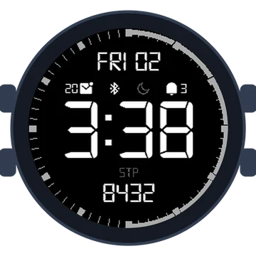 Simple Large Digital No.3 Gen3 fēnix 5