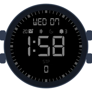 Simple Large Digital No.3 Gen3 fēnix 8 Pro