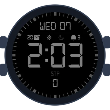 Simple Large Digital No.3 Gen3 fēnix E