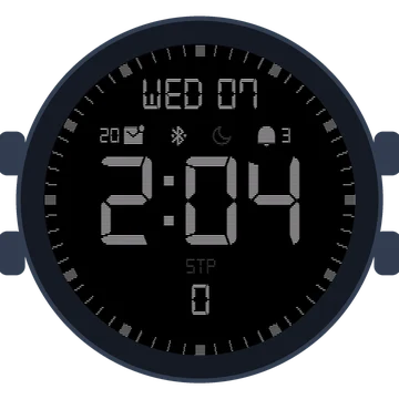 Simple Large Digital No.3 Gen3 Forerunner 165