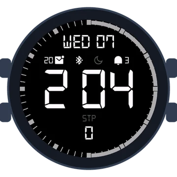 Simple Large Digital No.3 Gen3 Forerunner 165