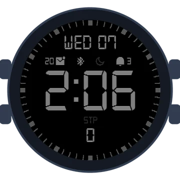 Simple Large Digital No.3 Gen3 Forerunner 170