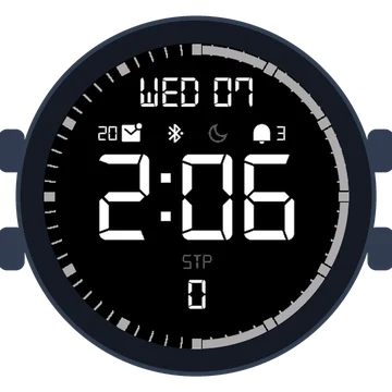 Simple Large Digital No.3 Gen3 Forerunner 170