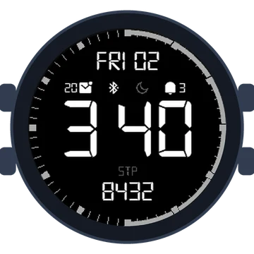 Simple Large Digital No.3 Gen3 Forerunner 245
