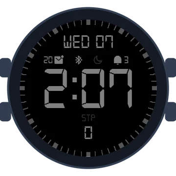 Simple Large Digital No.3 Gen3 Forerunner 265