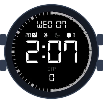 Simple Large Digital No.3 Gen3 Forerunner 265