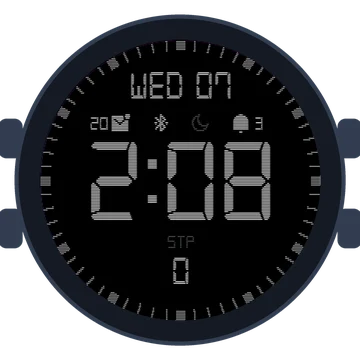 Simple Large Digital No.3 Gen3 Forerunner 265s