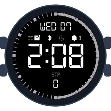 Simple Large Digital No.3 Gen3 Forerunner 265s