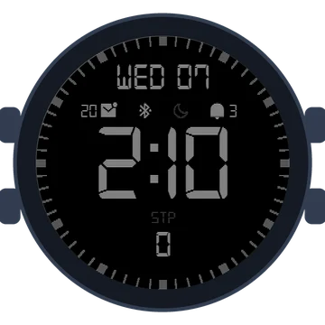 Simple Large Digital No.3 Gen3 Forerunner 570