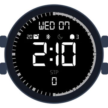 Simple Large Digital No.3 Gen3 Forerunner 570