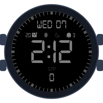Simple Large Digital No.3 Gen3 Forerunner 970