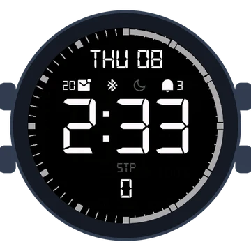 Simple Large Digital No.3 Gen3 – Instinct 3 AMOLED 45mm