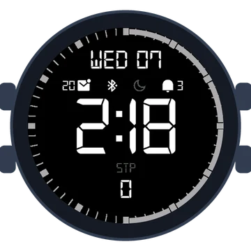 Simple Large Digital No.3 Gen3 Venu 2 Plus