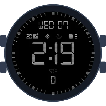 Simple Large Digital No.3 Gen3 Venu 2S