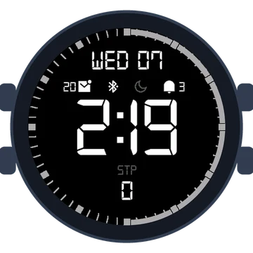 Simple Large Digital No.3 Gen3 Venu 2S
