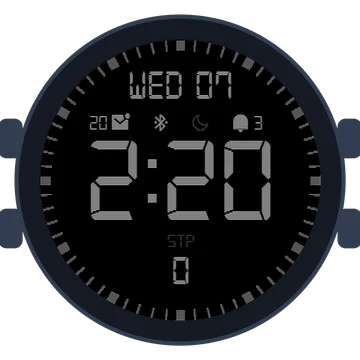 Simple Large Digital No.3 Gen3 Venu 3