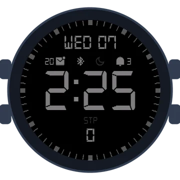 Simple Large Digital No.3 Gen3 vívoactive 5