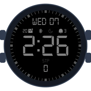 Simple Large Digital No.3 Gen3 vívoactive 6
