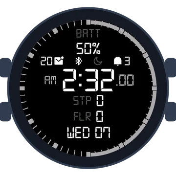 Simple Large Digital No.4 Gen3 D2 Mach 1