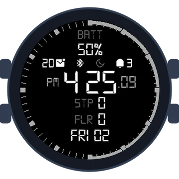 Simple Large Digital No.4 Gen3 fēnix 5