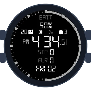 Simple Large Digital No.4 Gen3 fēnix 6 Pro