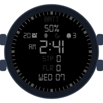 Simple Large Digital No.4 Gen3 fēnix 8