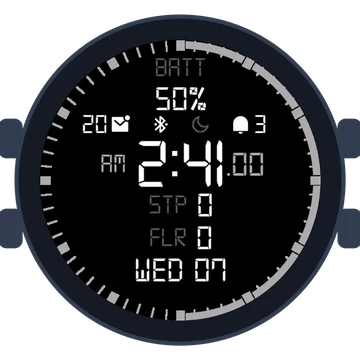 Simple Large Digital No.4 Gen3 fēnix 8