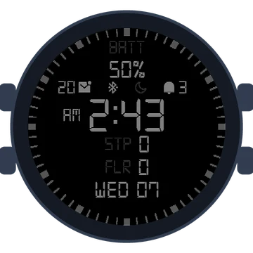 Simple Large Digital No.4 Gen3 fēnix 9