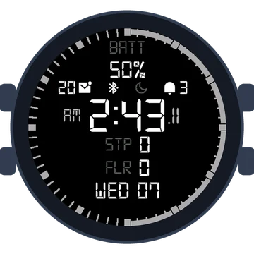 Simple Large Digital No.4 Gen3 fēnix 9