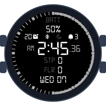 Simple Large Digital No.4 Gen3 fēnix 9 Pro