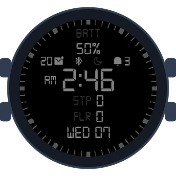 Simple Large Digital No.4 Gen3 fēnix E