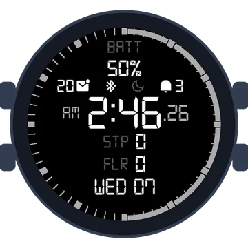 Simple Large Digital No.4 Gen3 fēnix E