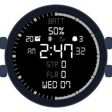 Simple Large Digital No.4 Gen3 Forerunner 165