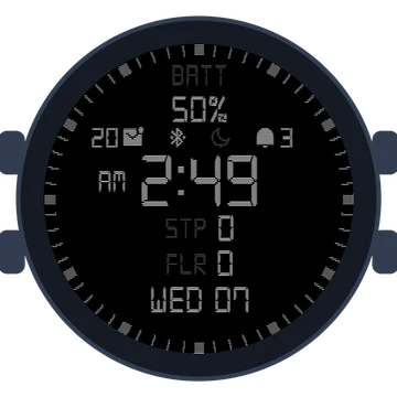 Simple Large Digital No.4 Gen3 Forerunner 170