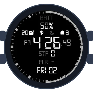 Simple Large Digital No.4 Gen3 Forerunner 245