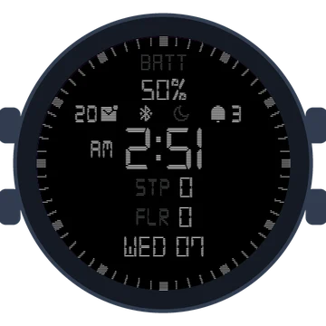 Simple Large Digital No.4 Gen3 Forerunner 265s