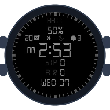 Simple Large Digital No.4 Gen3 Forerunner 570