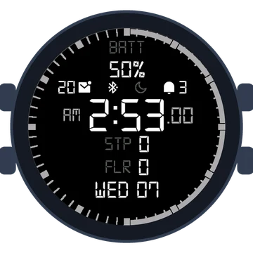 Simple Large Digital No.4 Gen3 Forerunner 570