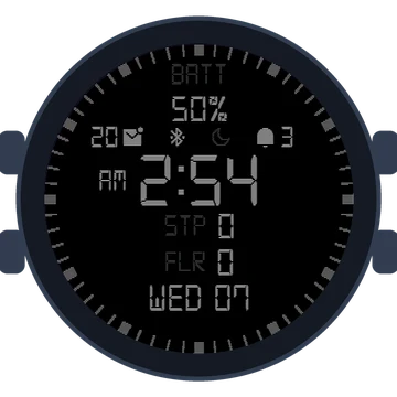 Simple Large Digital No.4 Gen3 Forerunner 965