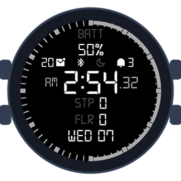 Simple Large Digital No.4 Gen3 Forerunner 965