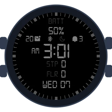 Simple Large Digital No.4 Gen3 Venu 2 Plus
