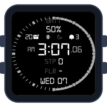 Simple Large Digital No.4 Gen3 Venu Sq 2