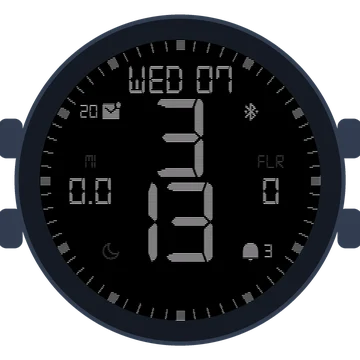 Simple Large Digital No.5 Gen3 D2 Air