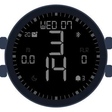 Simple Large Digital No.5 Gen3 D2 Air X10